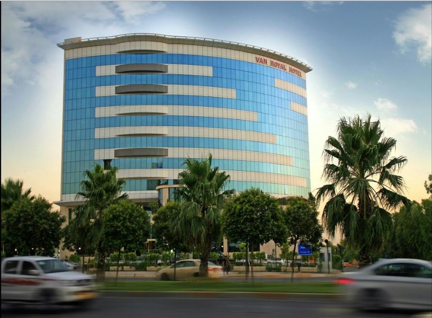Van Royal Hotel Erbil Bagian luar foto